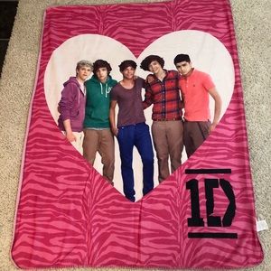 Pink One Direction Blanket